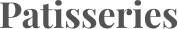 Patisseries